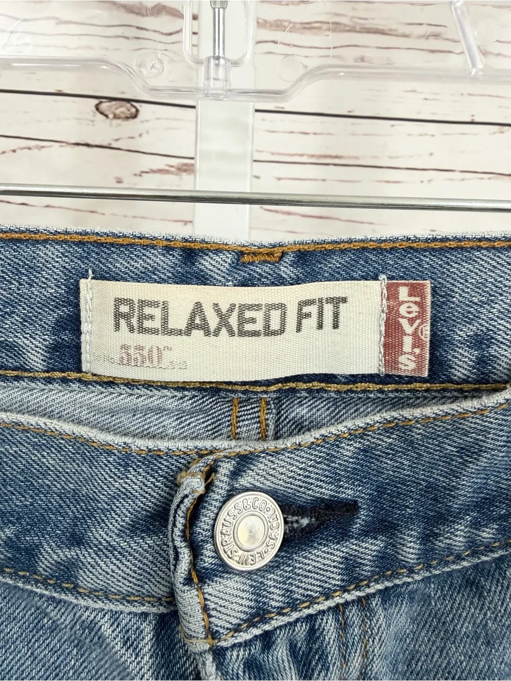 Levi's 550 Relaxed Fit Light Wash Men's Jeans 36 x 32